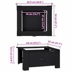 Electronice si Electrocasnice - Masini de spalat vase - Accesorii masini de spalat vase - Suport pentru masina de spalat Negru 64 x 55 x 32.5 cm Otel - Infinity.ro