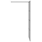 Casa si Gradina - Sanitare - Cazi si cabine de dus - Paravane si usi - Zid de dus walk-in Negru 90 x 195 cm sticla securizata - Infinity.ro