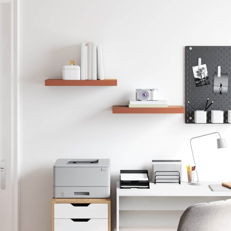 Casa si Gradina - Mobilier - Biblioteci si rafturi - Rafturi - Raft de perete 2 pcs Rosu 50 x 23 x 4 cm Lemn compozit - Infinity.ro