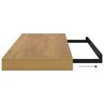 Casa si Gradina - Mobilier - Biblioteci si rafturi - Rafturi - Raft de perete Pe perete Maro 50 x 23 x 4 cm Lemn compozit - Infinity.ro