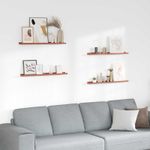 Casa si Gradina - Mobilier - Biblioteci si rafturi - Rafturi - Raft de perete cu raft 4 pcs Rosu 80 x 9 x 3 cm Lemn compozit - Infinity.ro