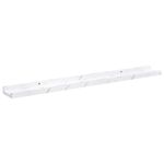 Casa si Gradina - Mobilier - Biblioteci si rafturi - Rafturi - Raft de perete 2 pcs Marmura alba 80 x 9 x 3 cm Lemn compozit - Infinity.ro