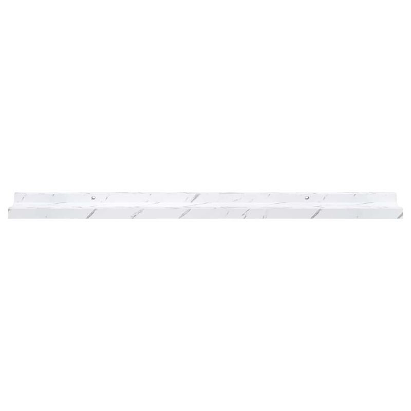Casa si Gradina - Mobilier - Biblioteci si rafturi - Rafturi - Raft de perete 2 pcs Marmura alba 80 x 9 x 3 cm Lemn compozit - Infinity.ro