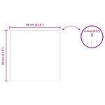 Casa si Gradina - Decoratiuni - Oglinzi - Oglinda de perete 60 x 60 cm sticla securizata - Infinity.ro
