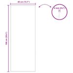 Casa si Gradina - Decoratiuni - Oglinzi - Oglinda de perete 40 x 100 cm sticla securizata - Infinity.ro