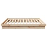 Casa si Gradina - Mobilier - Paturi si accesorii - Paturi - Cadru de pat natural 200 x 200 cm Lemn de pin masiv - Infinity.ro