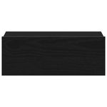 Casa si Gradina - Mobilier - Comode si corpuri - Noptiere - Noptiera plutitoare, stejar negru, 40x32x15 cm, lemn stratificat - Infinity.ro