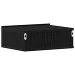 Casa si Gradina - Mobilier - Comode si corpuri - Noptiere - Noptiera plutitoare, stejar negru, 40x32x15 cm, lemn stratificat - Infinity.ro