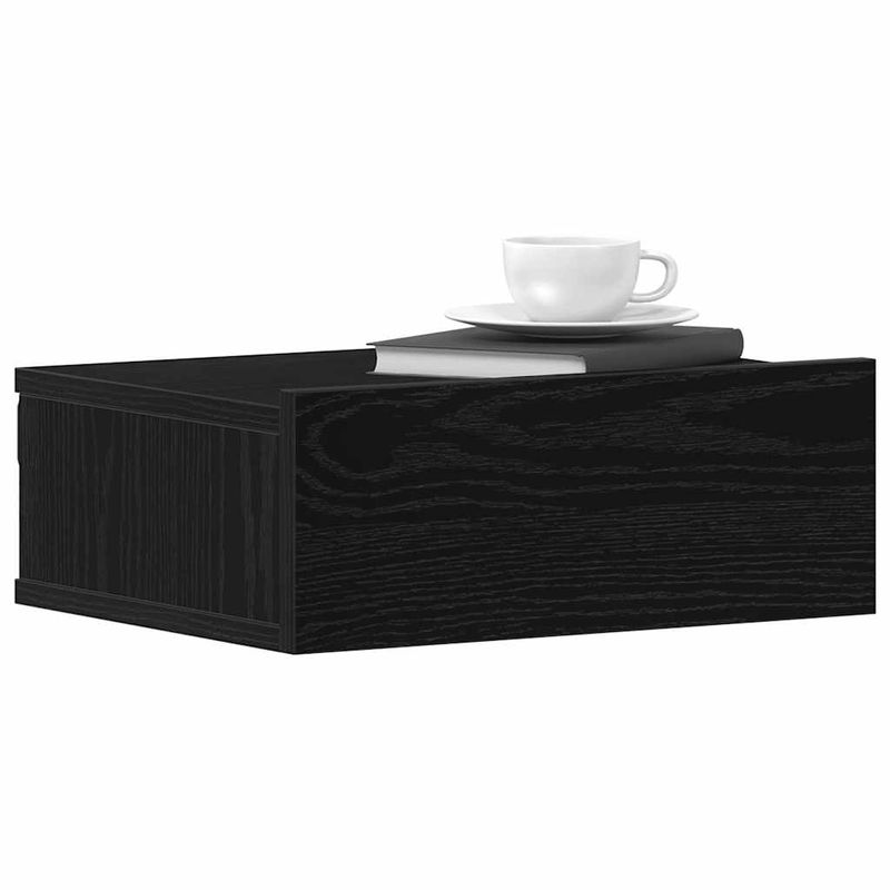 Casa si Gradina - Mobilier - Comode si corpuri - Noptiere - Noptiere plutitoare 2 buc. stejar negru 40x32x15 cm lemn stratificat - Infinity.ro