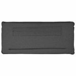 Casa si Gradina - Mobilier - Paturi si accesorii - Accesorii paturi - Tablie tapitata Gri Natural si Inchis 200 cm Lemn de pin masiv - Infinity.ro