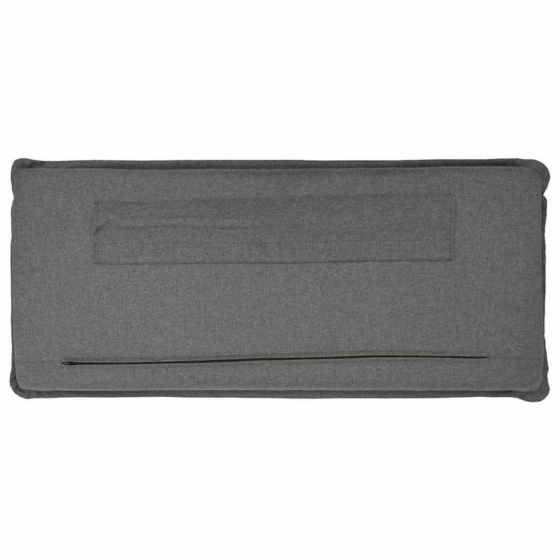 Casa si Gradina - Mobilier - Paturi si accesorii - Accesorii paturi - Tablie tapitata Alb si gri deschis 100 cm Lemn de pin masiv - Infinity.ro