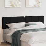 Casa si Gradina - Mobilier - Paturi si accesorii - Accesorii paturi - Tablie de pat tapitata Maro si negru 180 cm Lemn de pin masiv - Infinity.ro