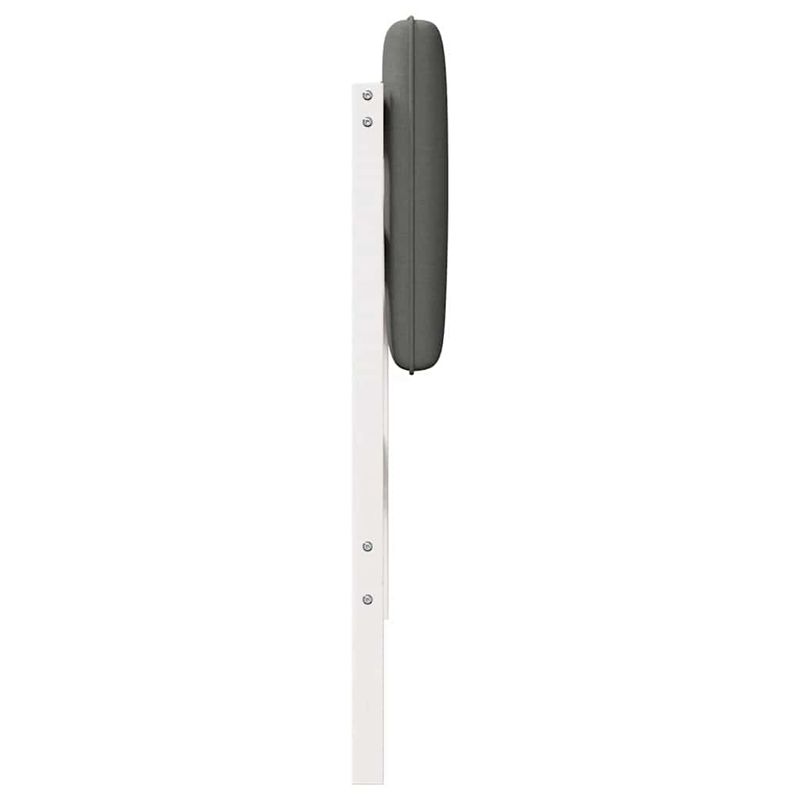 Casa si Gradina - Mobilier - Paturi si accesorii - Accesorii paturi - Tablie de pat tapitata Alb si gri deschis 90 cm Lemn de pin masiv - Infinity.ro