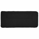 Casa si Gradina - Mobilier - Paturi si accesorii - Accesorii paturi - Tablie de pat tapitata Maro si negru 75 cm Lemn de pin masiv - Infinity.ro