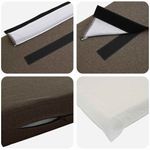 Casa si Gradina - Mobilier - Paturi si accesorii - Accesorii paturi - Tablie de pat tapitata Maro si taupe 200 cm Lemn de pin masiv - Infinity.ro
