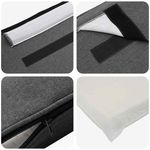 Casa si Gradina - Mobilier - Paturi si accesorii - Accesorii paturi - Tablie de pat tapitata Maro si gri inchis 80 cm Lemn de pin masiv - Infinity.ro