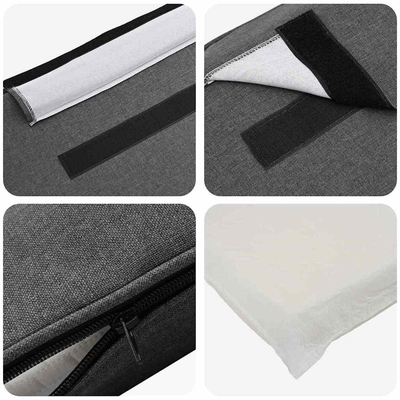 Casa si Gradina - Mobilier - Paturi si accesorii - Accesorii paturi - Tablie de pat tapitata Maro si gri inchis 80 cm Lemn de pin masiv - Infinity.ro