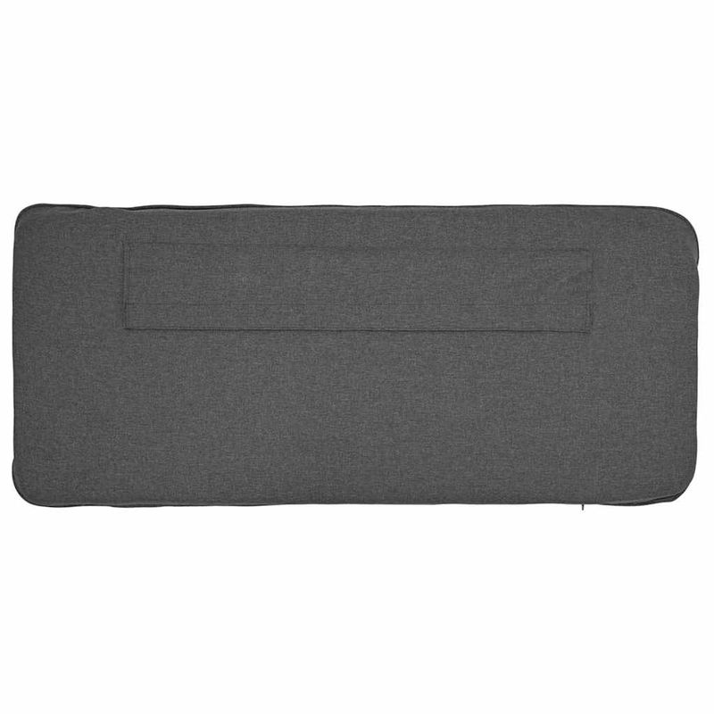 Casa si Gradina - Mobilier - Paturi si accesorii - Accesorii paturi - Tablie de pat tapitata Maro si gri inchis 80 cm Lemn de pin masiv - Infinity.ro