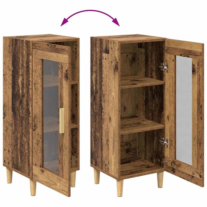 Casa si Gradina - Mobilier - Comode si corpuri - Comode - Lemn vechi 34.5 x 32.5 x 90 cm Lemn compozit - Infinity.ro