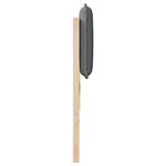 Casa si Gradina - Mobilier - Paturi si accesorii - Accesorii paturi - Tablie de pat tapitata Gri natural si deschis 135 cm Lemn de pin masiv - Infinity.ro