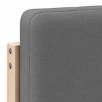 Casa si Gradina - Mobilier - Paturi si accesorii - Accesorii paturi - Tablie de pat tapitata Maro si gri deschis 180 cm Lemn de pin masiv - Infinity.ro