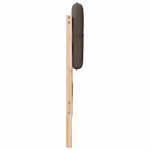 Casa si Gradina - Mobilier - Paturi si accesorii - Accesorii paturi - Tablie de pat tapitata Maro si taupe 80 cm Lemn de pin masiv - Infinity.ro