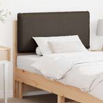 Casa si Gradina - Mobilier - Paturi si accesorii - Accesorii paturi - Tablie de pat tapitata Gri natural si deschis 80 cm Lemn de pin masiv - Infinity.ro