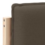 Casa si Gradina - Mobilier - Paturi si accesorii - Accesorii paturi - Tablie de pat tapitata Gri natural si deschis 100 cm Lemn de pin masiv - Infinity.ro