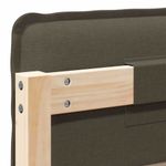 Casa si Gradina - Mobilier - Paturi si accesorii - Accesorii paturi - Tablie de pat tapitata Gri natural si deschis 100 cm Lemn de pin masiv - Infinity.ro