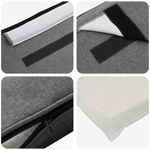 Casa si Gradina - Mobilier - Paturi si accesorii - Accesorii paturi - Tablie de pat tapitata Alb si gri deschis 140 cm Lemn de pin masiv - Infinity.ro