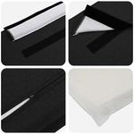 Casa si Gradina - Mobilier - Paturi si accesorii - Accesorii paturi - Tablie de pat tapitata Natural si Negru 160 cm Lemn de pin masiv - Infinity.ro