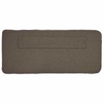 Casa si Gradina - Mobilier - Paturi si accesorii - Accesorii paturi - Tablie de pat tapitata Maro si taupe 100 cm Lemn de pin masiv - Infinity.ro