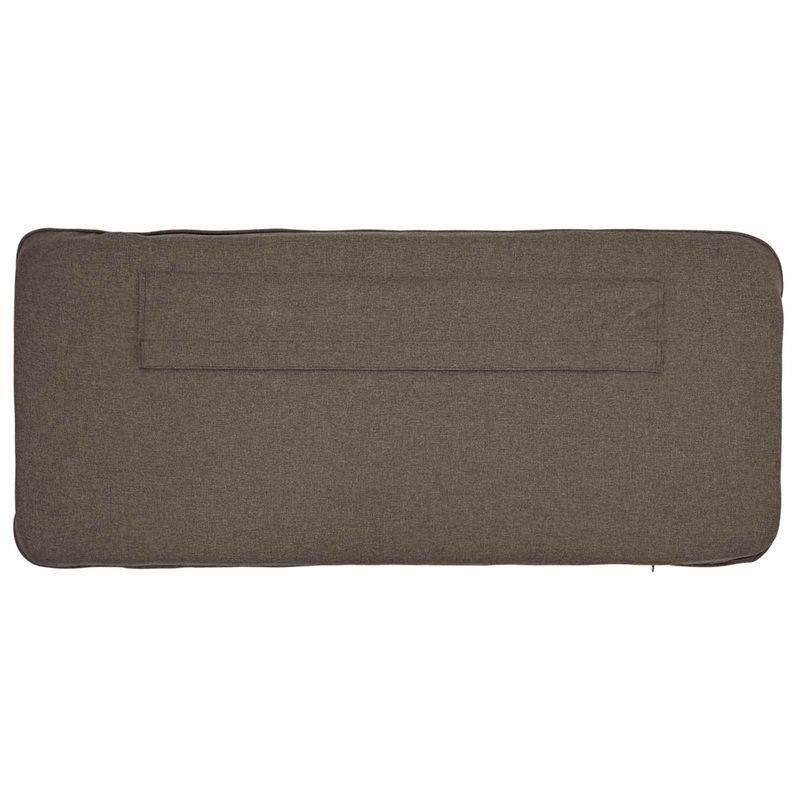 Casa si Gradina - Mobilier - Paturi si accesorii - Accesorii paturi - Tablie de pat tapitata Maro si taupe 100 cm Lemn de pin masiv - Infinity.ro