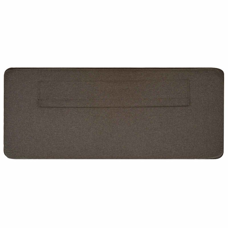 Casa si Gradina - Mobilier - Paturi si accesorii - Accesorii paturi - Tablie de pat tapitata Maro si taupe 180 cm Lemn de pin masiv - Infinity.ro