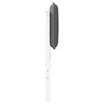 Casa si Gradina - Mobilier - Paturi si accesorii - Accesorii paturi - Tablie de pat tapitata Alb si gri deschis 80 cm Lemn de pin masiv - Infinity.ro