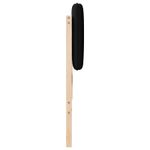 Casa si Gradina - Mobilier - Paturi si accesorii - Accesorii paturi - Tablie de pat tapitata Maro si negru 150 cm Lemn de pin masiv - Infinity.ro