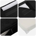 Casa si Gradina - Mobilier - Paturi si accesorii - Accesorii paturi - Tablie de pat tapitata Maro si negru 150 cm Lemn de pin masiv - Infinity.ro