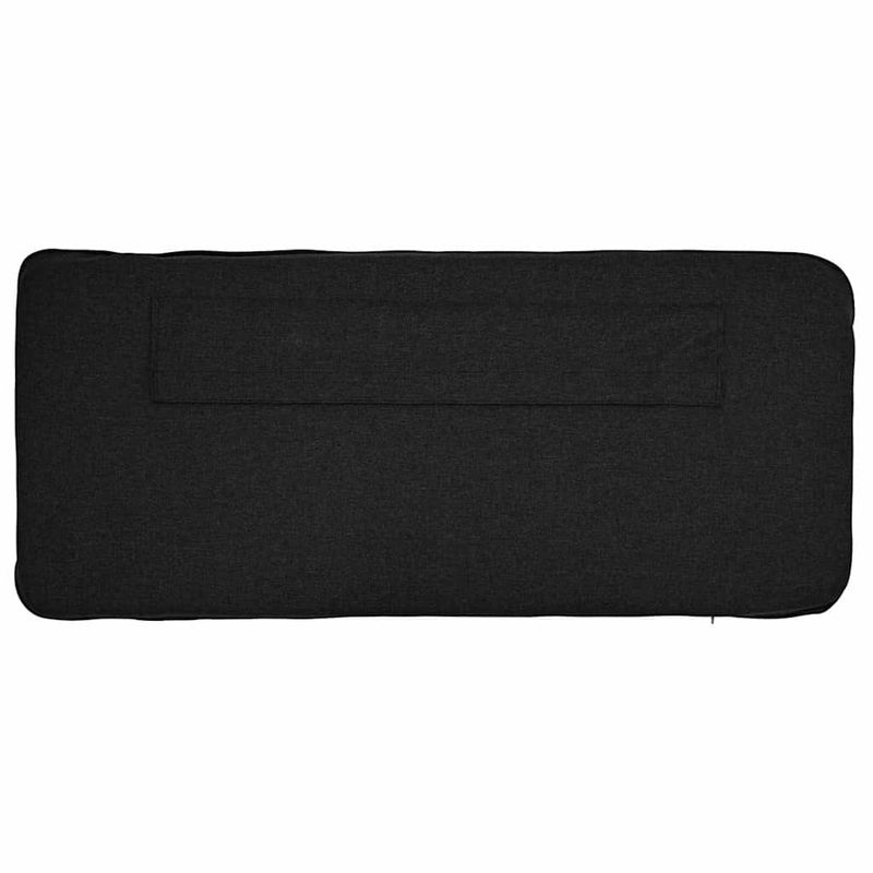 Casa si Gradina - Mobilier - Paturi si accesorii - Accesorii paturi - Tablie de pat tapitata Maro si negru 90 cm Lemn de pin masiv - Infinity.ro