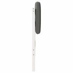 Casa si Gradina - Mobilier - Paturi si accesorii - Accesorii paturi - Tablie de pat tapitata Alb si gri deschis 100 cm Lemn de pin masiv - Infinity.ro