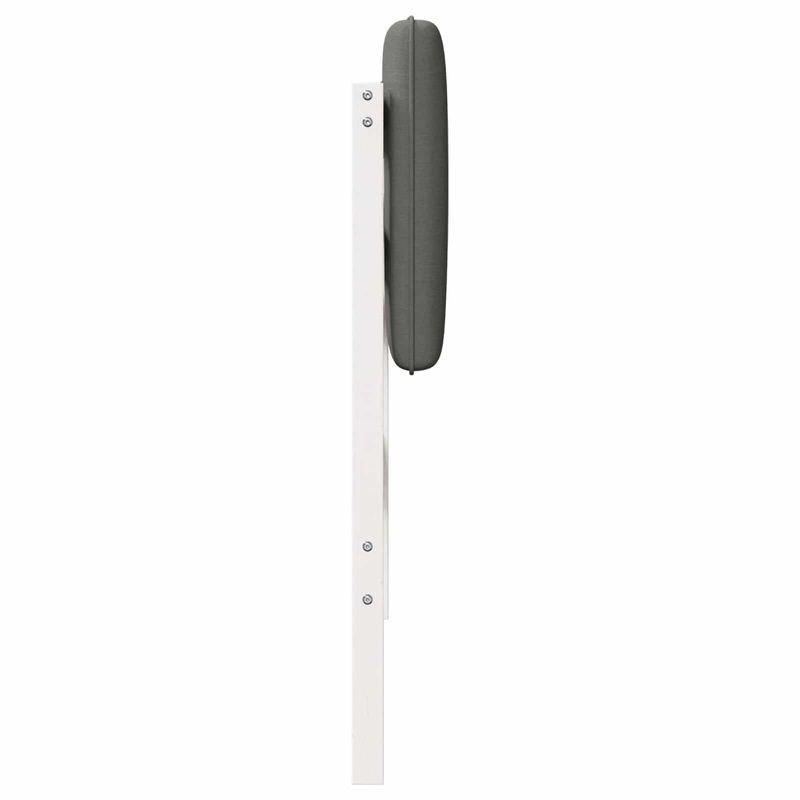 Casa si Gradina - Mobilier - Paturi si accesorii - Accesorii paturi - Tablie de pat tapitata Alb si gri deschis 100 cm Lemn de pin masiv - Infinity.ro