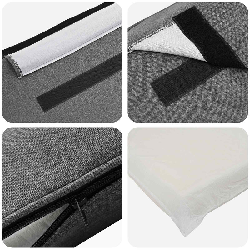 Casa si Gradina - Mobilier - Paturi si accesorii - Accesorii paturi - Tablie de pat tapitata Alb si gri deschis 100 cm Lemn de pin masiv - Infinity.ro