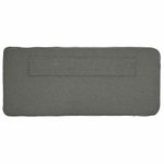 Casa si Gradina - Mobilier - Paturi si accesorii - Accesorii paturi - Tablie de pat tapitata Alb si gri deschis 100 cm Lemn de pin masiv - Infinity.ro