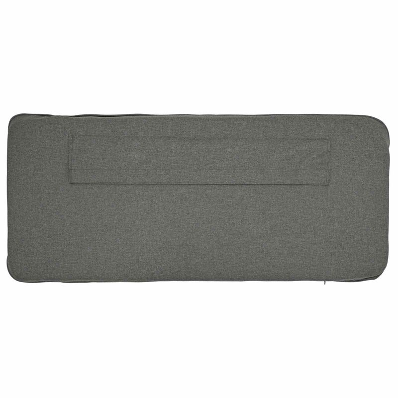 Casa si Gradina - Mobilier - Paturi si accesorii - Accesorii paturi - Tablie de pat tapitata Alb si gri deschis 100 cm Lemn de pin masiv - Infinity.ro
