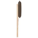 Casa si Gradina - Mobilier - Paturi si accesorii - Accesorii paturi - Tablie de pat tapitata Gri natural si deschis 120 cm Lemn de pin masiv - Infinity.ro