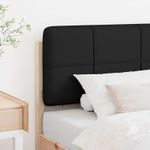 Casa si Gradina - Mobilier - Paturi si accesorii - Accesorii paturi - Tablie de pat tapitata Maro si negru 90 cm Lemn de pin masiv - Infinity.ro