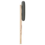 Casa si Gradina - Mobilier - Paturi si accesorii - Accesorii paturi - Tablie de pat tapitata Maro si gri deschis 100 cm Lemn de pin masiv - Infinity.ro