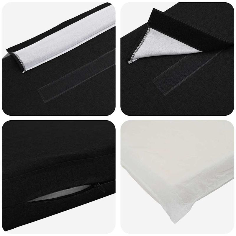 Casa si Gradina - Mobilier - Paturi si accesorii - Accesorii paturi - Tablie de pat tapitata Maro si negru 180 cm Lemn de pin masiv - Infinity.ro