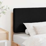 Casa si Gradina - Mobilier - Paturi si accesorii - Accesorii paturi - Tablie de pat tapitata Maro si negru 75 cm Lemn de pin masiv - Infinity.ro