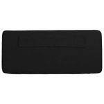 Casa si Gradina - Mobilier - Paturi si accesorii - Accesorii paturi - Tablie de pat tapitata Maro si negru 75 cm Lemn de pin masiv - Infinity.ro