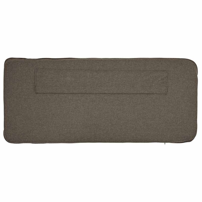 Casa si Gradina - Mobilier - Paturi si accesorii - Accesorii paturi - Tablie de pat tapitata Maro si taupe 140 cm Lemn de pin masiv - Infinity.ro